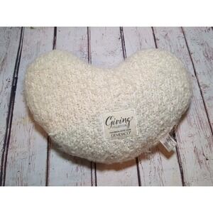 DEMDACO Giving Collection Giving‎ Heart Weighted Pillow Ivory